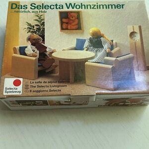 Selecta Spielzeug Wooden Living Room Set
